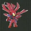 Placeholder: one steel and poison type Pokemon, tiny, ferrous, dark in color scheme, fully visible, Ken Sugimori, pokemon