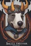 Placeholder: bull terrier viking gaming logo for shirts