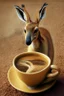 Placeholder: coffee that is a kangaroo