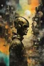 Placeholder: Time marches beyond the boundaries of the finite mind, neo surrealism, striking, atmospheric, dreamlike, in the graphic novel style of Dave McKean, stylish, vibrant colors, asymmetric, disjointed, non linear, photographic collage, watercolor underpainting, cinegraphic realism 4k