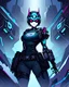Placeholder: Superhero, punk, girl, cyberpunk style, and you know what?