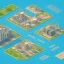 Placeholder: isometric architecture illustration flat design of a powerplant