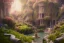 Placeholder: beautiful hyperrealistic secret flower garden in the middle of temple ruins, water fountain, birds flying, highly detailed, digital painting, trending artstation, concept art, illustration, cinematic lighting, vibrant colors, photorealism, epic, octane render