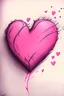 Placeholder: Desenho de coração rosa