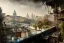 Placeholder: Tevere+river+Bar on garden rooftops +Rome mixed new york +Skyscraper +steampunk+biopunk+alphonse mucha, greg rutkowski,matte painting, cryengine, hyper detailed, felix kelly, fantasy art, seb mckinnon