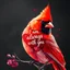 Placeholder: Bing: a vibrant digital chalk sketch painting featuring a double exposure image of a beautiful majestic red cardinal, ultra-detailed, within the body of the cardinal is a heart with the words "I AM ALWAYS WITH YOU" in a beautiful script