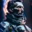 Placeholder: Portrait of Abraham Lincoln in a space suit in the style of Jim Lee and Paul Hedley, Gabriel Testino, 8k, cinematic, ultra hd, sharp focus