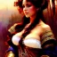 Placeholder: Drawing of beautiful face busty tavern wench,sweet stare,ancient leather armor, balanciaga fashion clothe painting by gaston bussiere, greg rutkowski, yoji shinkawa, yoshitaka amano, tsutomu nihei, donato giancola, tim hildebrandt, oil on canvas, cinematic composition, extreme detail,fit full head inside picture,16k