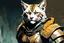 Placeholder: create an ethereal, otherworldly anthropomorphic Khajiit Lynx female warrior , in the comic book art style of Mike Mignola, Bill Sienkiewicz, and Jean Giraud Moebius, with highly detailed fur and feminine facial features , finely inked , dramatic natural lighting