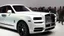 Placeholder: Rolls Royce Cullinan with a twisted metal theme