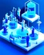 Placeholder: Vaccine research, scientists conducting experiments in laboratory. Vector illustration 3D