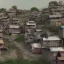 Placeholder: slums in the hill, realistic, 3d, render, 8k