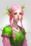 Placeholder: Female Spring Elf pink hair