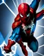 Placeholder: spider-man as DC blue lantern