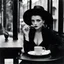 Placeholder: a mystery to solve [colour photography by helmut newton] She takes another sip of her tea, her eyes flickering to the men in the corner booth before settling back on you. "This town has its share of interesting elements, as you put it. But I wouldn't go poking around too much if I were you." "Why's that?" you ask, leaning forward slightly. "Is there something I should know about?" Maggie shrugs, a nonchalant gesture that doesn't quite match the seriousness in her eyes.