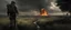 Placeholder: an armed survivor in special forces gear, walking though a dutch polder landscape, photorealistic. gloomy sky. it's raining. a burning city in the distance. the survivor has a big backpack. craters are visible. the grass is the short dutch type. it's twilight. the whole thing has a scary post apocalyptic vibe.