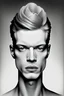 Placeholder: the thin white duke, style Robert Mapplethorpe, realistic