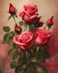 Placeholder: a beautiful rose with faded red color background, hyper realism, hyper details