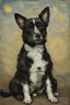 Placeholder: Portrait of a dog by Van Gogh