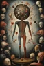 Placeholder: The human body is an anti-entropy device, anatomical making order out of chaos, metaphorical body compartmentalization, surrealism, by Bruno Munari, by Alexander Jansson, by Erik Thor Sandberg, dark colors, dreamy weird-core, art from beyond.