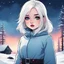 Placeholder: a spectacular comic horror cute girl summer: winter is coming