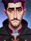 Placeholder: Portrait of a 30 year old strange gay warlock like Jake Gyllenhaal