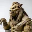 Placeholder: The Beast half body from the film “Beauty and the Beast” on a light background