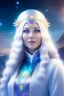 Placeholder: cosmic woman ,beautiful ufos rainbow, admiral from the future, galactic confédération, fine whole face, crystalline skin, expressive purple eyes,rainbow, smiling lips, very nice smile, costume pleiadian, Beautiful tall woman pleiadian Galactic commander, ship, perfect datailed golden galactic suit, high rank, long blond hair, hand whit five perfect detailed finger, amazing big puple eyes, mouth, high définition lips, cosmic happiness, bright colors