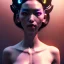 Placeholder: Woman, black hair, white skin, geisha, cyberpunk, neon, highly detailed, art stations, concept art, smooth, unreal engine 5, god rays, ray tracing, RTX, lumen lighting, ultra detail, volumetric lighting, 3d, finely drawn, high definition, high resolution, gradient background