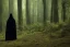 Placeholder: dark robed figure in forest, highly detailed, 8k, atmospheric lighting