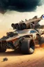 Placeholder: The combination of a super-advanced car and fighter mad max, super sport