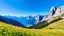 Placeholder: Sunset in the Dolomites, amazing detail, beautiful composition, award-winning photograph, astonishing realism, 28mm lens, adjust perspective