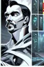 Placeholder: Futuristic, cyberpunk, Friedrich Nietzsche, comic style