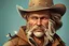 Placeholder: old RUGED cowboy face hat