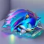 Placeholder: Sonic sleeping in holographic foil