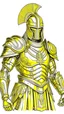 Placeholder: greek warrior, ancient, helmet, highly detailed pencil sketch, whole body, god mode, Medieval, proud, confident, trippy, ultra detailed, golden armor, center of the picture, medium shot, vector illustration, full length picture, bunchy, 3d