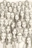 Placeholder: rough pencil drawing of many sick young people