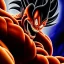 Placeholder: Ultra detailed fullbody Portrait in oil on canvas of Venom merging with Son Goku, extremely detailed digital painting,extremely detailed face,crystal clear Big eyes, mystical colors ,perfectly centered image, perfect composition, rim light, beautiful lighting,masterpiece,8k, stunning scene, raytracing, anatomically correct, in the style of Wizyakuza and robert e howard and InHyuk Lee and Ohrai Noriyoshi and Simon Bisley.