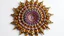 Placeholder: 3d mandela fractal made of a metallic random color objects turning many times likr Spirograph drawing Kaleidoscope Ruler Set creation