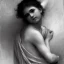 Placeholder: Fotorrealistic painting Bouguereau style, black and White