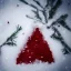 Placeholder: christmas tree, lying in snow, covered in blood, crying child