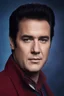 Placeholder: facial portrait - Elvis Tom Hanks - 32k, UHD, 1080p, 8 x 10, glossy professional quality digital photograph - dark blue and dark red, and light maroon and purple and foggy black gradated background, historic, powerful, octane rendering, exquisite detail, 30 - megapixel, 4k, 85 - mm - lens, sharp - focus, intricately - detailed, long exposure time, f8, ISO 100, shutter - speed 1125, diffuse - back - lighting, ((skin details, high detailed skin texture)), (((perfect face))),