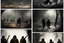 Placeholder: Masterpiece1:5)(Fineart), (award-winning:1.5), highest quality, (ultra realism:1.5) digital painting (by Alex Howitt, Bess Hamiti, Guy Aroch:1.8)),(Eastern Ukraine:(panel one:the moment after a battle ends, horrors of war, wounded men),(2nd panel, cinematic shot of men sitting in trench with 1000 yard stare (focus on their eyes:1.5)),(the third panel shows troops tired but hyper alert), (the fourth panel shows the sky is filled with incessant, fire and smoke everywhere,)