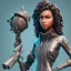 Placeholder: a skin fortnite of flora cherry black girl curly hair gray eyes