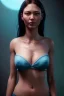 Placeholder: Realistic image, waist up portrait, sexy woman. Blue muppet head replace woman head, concept art, smooth, unreal engine 5, god lights, ray tracing, RTX, lumen lighting, ultra detail, volumetric lighting, 3d, finely drawn, high definition, 4k.