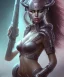 Placeholder: Sexy alien warrior female full image