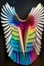 Placeholder: angel wings like accordion colors bellows