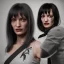 Placeholder: only one character, mia wallace, uma thurman, Pulp Fiction movie, scene.