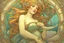 Placeholder: a beautiful mermaid with jewels elegant extremely detailed very attractive beautiful dynamic lighting colourful Alphonse Mucha