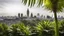 Placeholder: City of London, Big Ben, Tower Bridge, Shard, Gherkin, etc. overgrown with a jungle of banana trees, award winning photograph